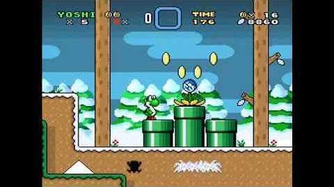 SMW Custom Level: Snowy Pines (HALF PREVIEW ONLY)