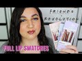 REVOLUTION FRIENDS SERIES 3 LIP KITS - FULL LIP SWATCHES | LIZZIE DEMETRIOU