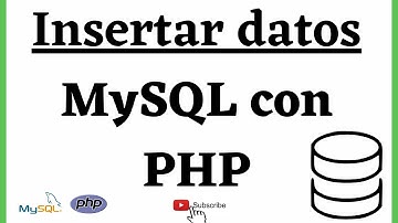 Insertar registros a una base de datos MySQL con PHP
