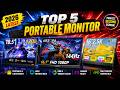 Best Portable Gaming Monitors 2026 🔥 Top 5 Portable Monitors | 144Hz, 2.5K & HDR Ultimate Comparison