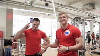 Упражнения в тренажерном зале для мужчин
