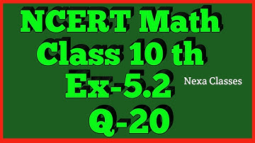 Chapter 5 Arithmetic Progression Ex 5.2 Q 20 Class 10 Maths NCERT