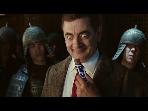 Snickers Mr Bean TV advert - Subtitled