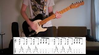Video thumbnail of "Incubus - Circles Guitar cover with tabs"
