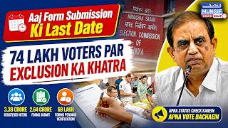 Telangana SIR 2026 | 74 Lakh Voters Par Exclusion Ka Khatra | Aaj Form Submission Ki Last Date