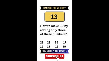 Can You Solve This? Qustion-13 Live #MathPuzzle #BrainTeasers