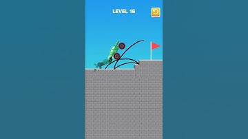 Draw Bridge Puzzle Game Level 16 #shorts