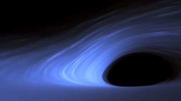 Surfing the black hole accretion disk at the center of galaxy IC 1101 (simulation | no audio)
