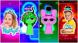 Like Nastya VS Sprunki zombie VS Vlad And niki! Tiles hop edm rush game! screenshot 5