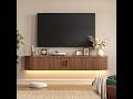 Review: ONBRILL 63” Floating TV Stand | Modern LED Entertainment Center