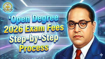 How to pay open degree exam fees in Ambedkar Open University@StudentUpdates247 