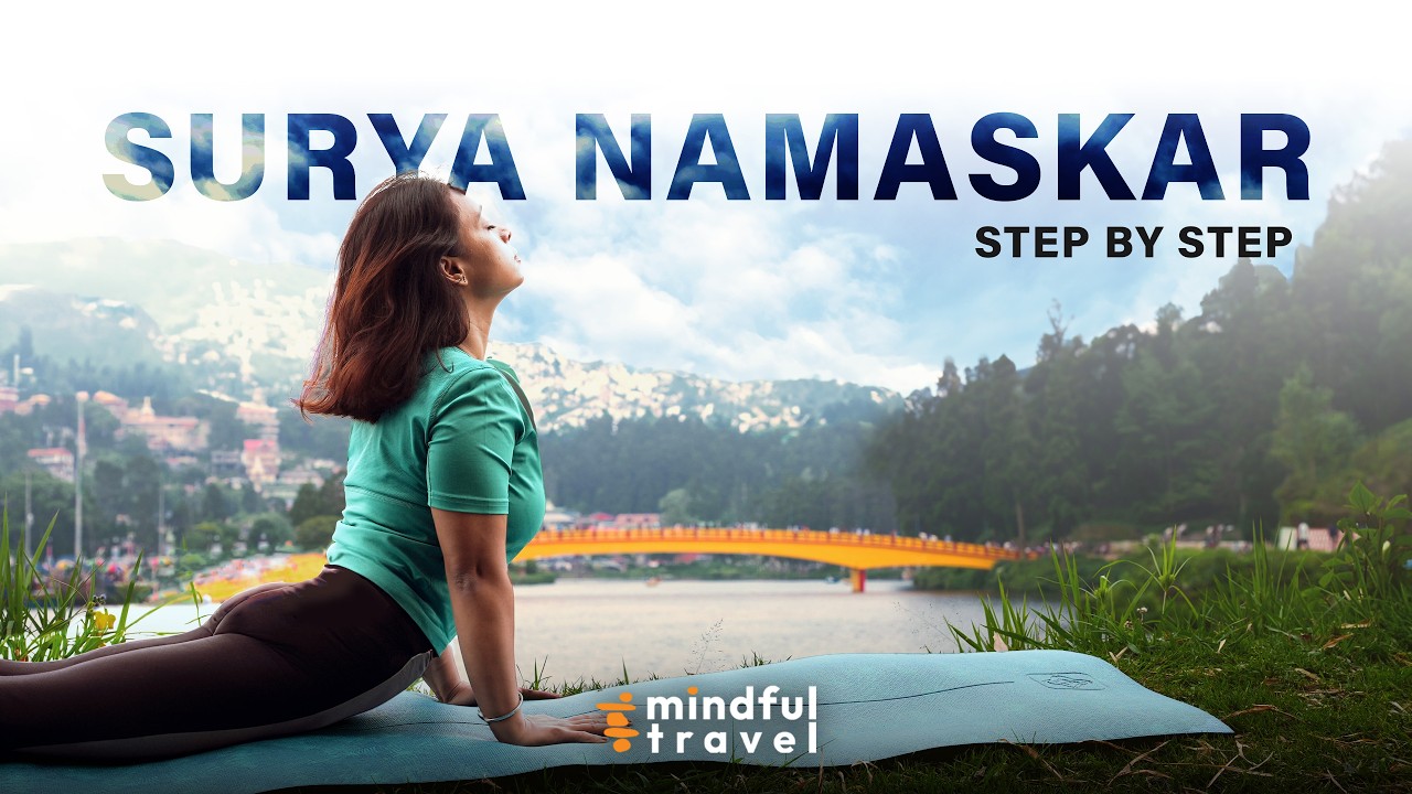 Learn Surya Namaskar (Sun Salutation)  - Full Guided Yoga Lesson