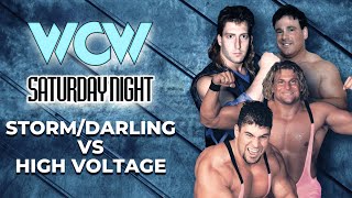 High Voltage VS Devon Storm & Ace Darling #wcwsaturdaynight #wcw #wrestling