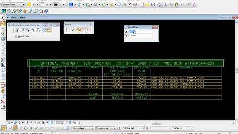 Adding Rows for Quantity Blocks in Microstation