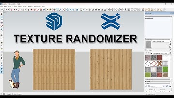 Randomize the texture in SketchUp with plugin