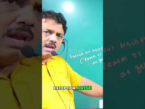 #13 Understanding Exception