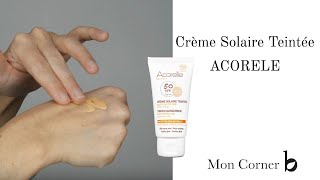 Comment Appliquer La Crème Visage Teintée Spf 50 Acorelle