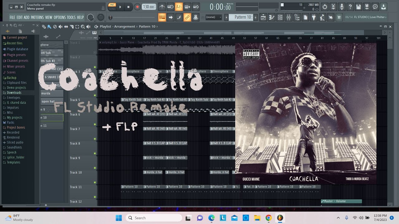 Gucci Mane - Coachella FL Studio Remake + FLP