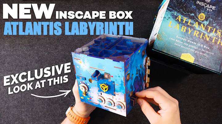Atlantis Labyrinth NEW Inscape Box Escape Room Puzzle on Kickstarter