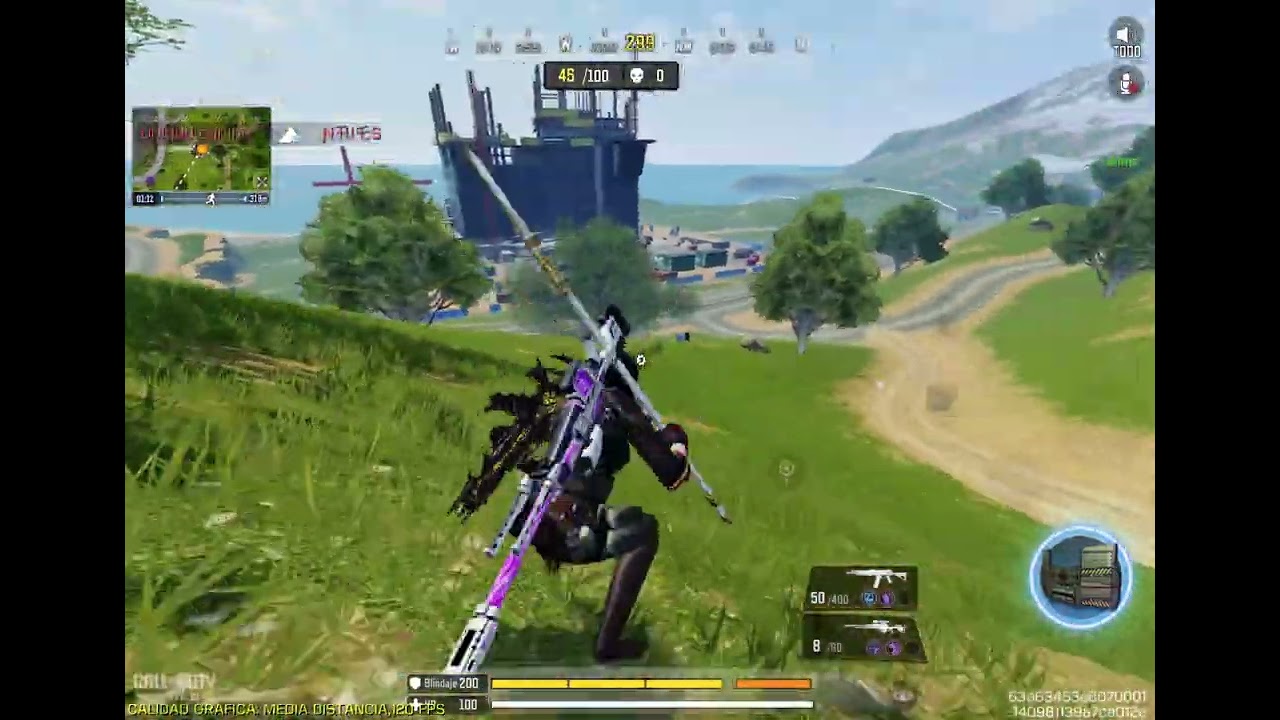 Solo vs Squad Blackout Female Gameplay 