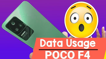 POCO F4 5G data usage settings in hindi ! POCO F4 5G me daily data usage show ! daily data usage