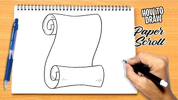 How to draw Paper Scroll
