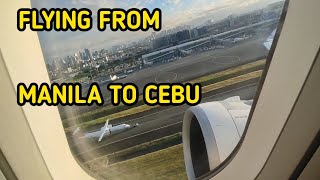 MANILA TO CEBU FLIGHT VIA CEBU PACIFIC FOR ONLY 50 MINUTES