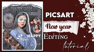 Picsart New Year Editing Tutorial❤︎||Picsart,Polarr,Adobe Lightroom,Remini,Phonto screenshot 4