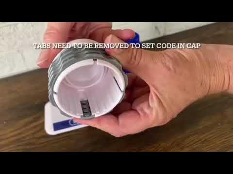 Safe RX Locking Pill Bottle with Combination Lock