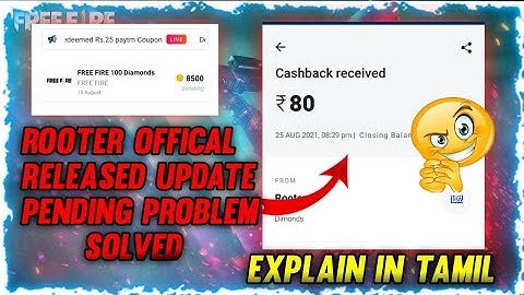 rooter app pending problem in tamil|pending problem in rooter|rooter app in tamil|