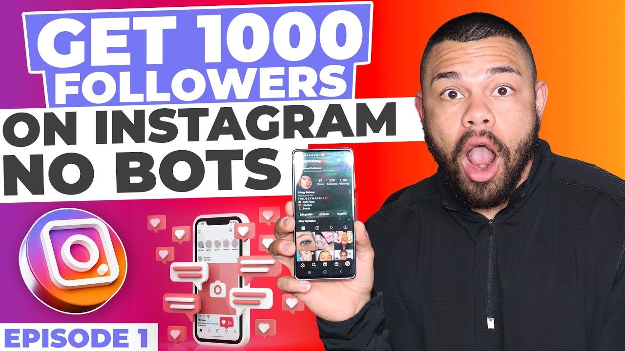 How to Get Your FIRST 1,000 FOLLOWERS on Instagram Ep 1 - YouTube