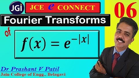 Fourier Transform ||of f(x)=e^|x| || 18mat31 || Module03 || Dr Prashant Patil
