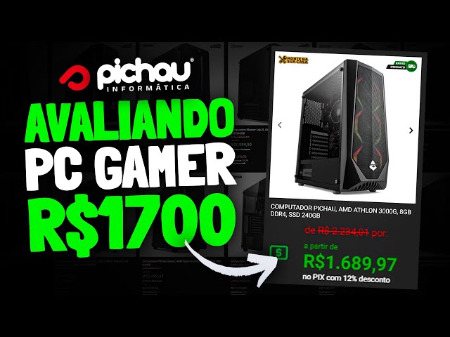 Pichau - Que tal um PC Gamer pra rodar tudo sem preocupar com nada