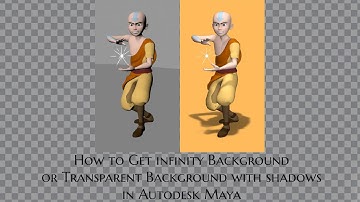 How to get Transparent BG with Character shadows in Autodesk Maya - Using Basic Maya Render