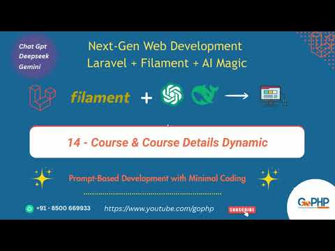14 - Build Dynamic Course Pages in Laravel Using AI | Build Dynamic Course Pages in Laravel Using AI