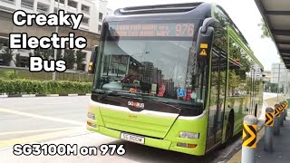 Creaky Electric Bus / SG3100M on 976 (Rare on Saturday)