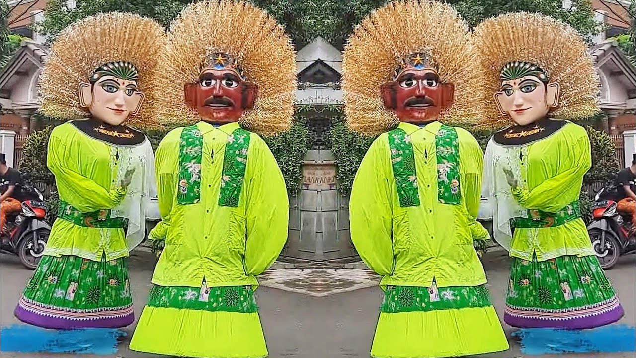 Ondel ondel betawi Spesial Sanggar Bintang Sartika Pakai Seragam Lengkap