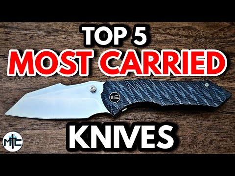 MY TOP 5 MOST CARRIED KNIVES! - February 2025