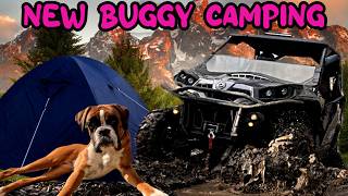 First Trip With My New Can-Am – Spring Camping in the Mountains, Dogs & Wild Animals 🏔️🐕‍🦺