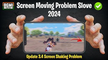 Bgmi/Pubg Screen Moving Problem Slove 2024 | Fix Screen Shaking Issue During Fire In Bgmi/Pubg |