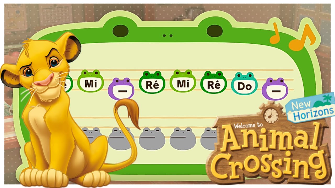 Hymne Le roi lion Hakuna Matata | Animal Crossing New Horizons - YouTube