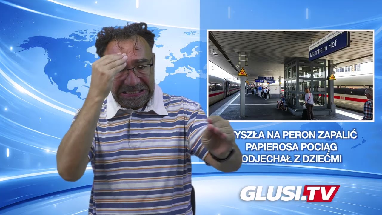 Wyszła na peron zapalić papierosa - pociąg odjechał z dziećmi