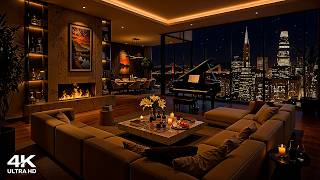 Soft Night Jazz for Relax, Focus, Sleep 🌃 Luxury Apartment in San Francisco 🎷 Elegant Jazz Saxophone screenshot 4