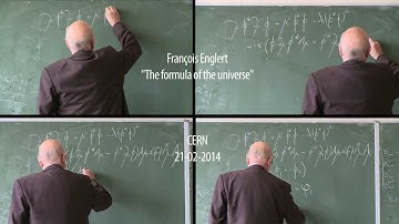 François Englert, The formula of the universe