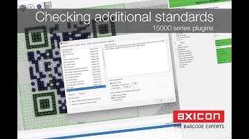 Checking additional standards with the Axicon 15000 series barcode verifier