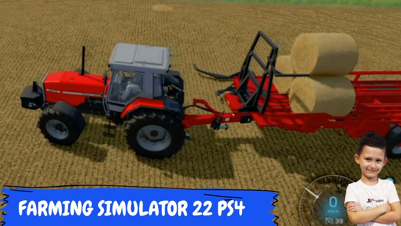 Farming Simulator 22 PS4 Belowanie słomy i zakup talerzówki YouTube