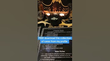 Runes for success in career and business Download FREE #runes PDF file with rune symbols meanings,