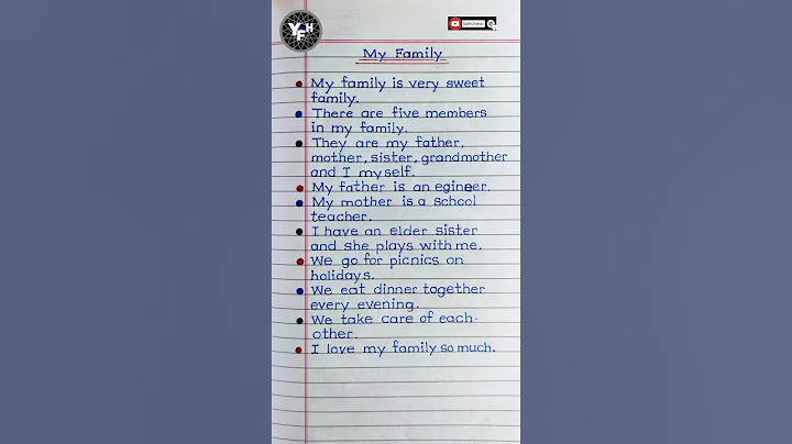 My family essay | 10 lines on my family | 10 lines essay on my family | #myfamilyessay