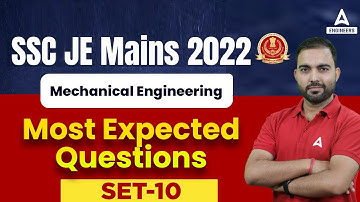 SSC JE Mains 2022 | SSC JE Mains Mechanical Paper | Most Expected Questions #10 | RK Sir