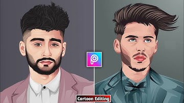 Cartoon Portrait Photo Editing PicsArt🔥|| Cartoon Editing Apps For Android || Vector Art Editing App
